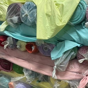 Stock-17120 (65/35) T/C Tela de popelina Tejido sólido 110gsm Característica elástica para uso en exteriores para niños y niñas - Product Image 1