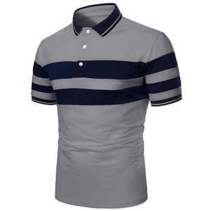 Polo de Alta Calidad para Hombre, Ligero, Transpirable, Corte Holgado, Talla Grande, Logotipo Sólido, Informal, Venta Caliente, Diseño Personalizado, Servicio OEM - Product Image 4