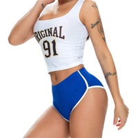 Pantalones Cortos de Ciclismo Negros de Cintura Alta para Mujer, Tallas Grandes, Personalizados al por Mayor, Mezcla de Nailon, Spandex y Algodón, Transpirables, para Fitness