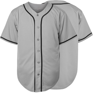 Maillot de baseball personnalisable taille adulte avec tissu respirant, design imprimé, logo personnalisé, couleurs et noms d'équipe, service OEM - Product Image 2