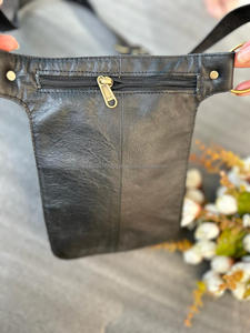 New Designer Genuine Leather Waist Bag Leather Pocket <b>Belts</b> Handmade <b>Travel</b> <b>Belt</b> Unisex Stylish Collection Hip Pocket <b>Belts</b> - Product Image 4