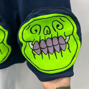 กางเกงขาสั้นลำลองผู้ชายผ้าคอตตอนเอวสูงใส่ในฤดูร้อนผ้าคอตตอนผ้าปักลาย100% กระเป๋าใบใหญ่ - Product Image 5