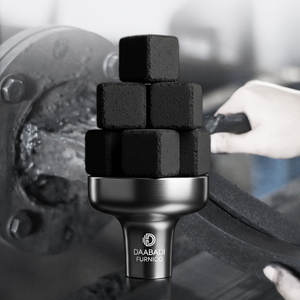 Carbón Vegetal de Cáscara de Coco Premium Ecológico de Daabadi, Briquetas de Carbón Vegetal Natural Premium sin Humo para Shisha Hookah, Blanco - Product Image 1