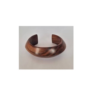 Brazalete de madera, brazaletes para mujer, la mejor calidad, hecho a mano, precio bajo, brazalete de color de madera natural, venta superior personalizada - Product Image 2