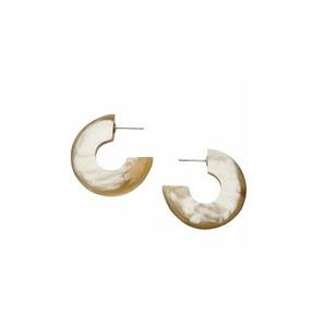 Dernière boucle d'oreille en corne de boeuf faite à la main meilleure finition boucle d'oreille en corne de taille personnalisée meilleur fabricant boucle d'oreille en corne naturelle pour la fête - Product Image 1