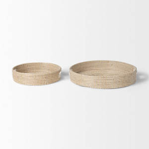 Juego de bandejas de madera hechas a mano, plato de cocina decorativo elegante para uso en el hogar - Product Image 4