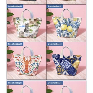Printed Bohemian Women's Canvas <b>Handbag</b> for Shopping - Product Image 2