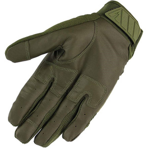 Gant tactique plein doigt extérieur pour tir équitation cyclisme Paintball moto Fitness gants en cuir véritable du Pakistan - Product Image 5