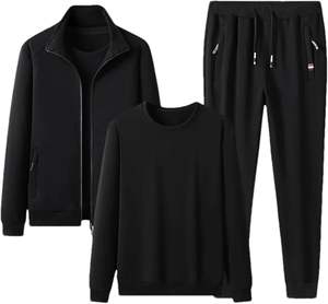 Conjunto Deportivo de 3 Piezas de Invierno para Hombre, Estilo Urbano, Talla Grande, Calidad Premium, de MOVATEXTILE - Product Image 5