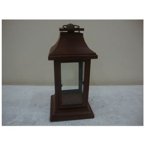 Portavelas de forma cuadrada con marco de metal de hierro vintage, soporte para velas de té y linternas de metal, lámparas decorativas - Product Image 6