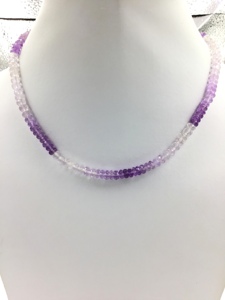 110.00กะรัตพลอยแอเมทิสต์ธรรมชาติลูกปัดเงาสำหรับทำเครื่องประดับอัญมณี - Product Image 2