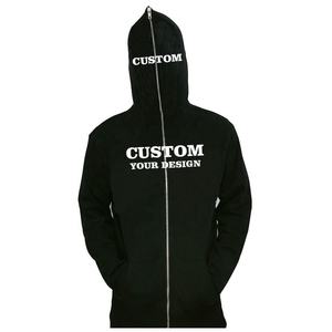 Men's Pullover Oversized Zipper Unisex Heavy Weight 100% Cotton Custom Balaclava Face Cover <b>Hoodie</b> Men's Half Zip <b>Hoodie</b> - Product Image 2