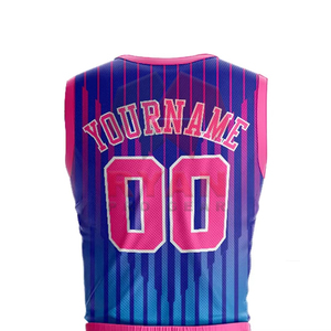 Ensemble de maillots de basket-ball pour hommes adultes, design personnalisé, respirant, logo imprimé par transfert thermique, entraînement au basket-ball uni, haute qualité - Product Image 2