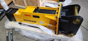 SB 45 Box Type Hydraulic Breaker with Chisel Motor for Backhoe Loaders Mini Excavators Skid Steer Attachments Bob <b>Cat</b> 7-14T - Product Image 6