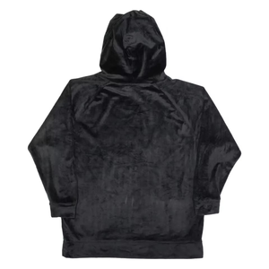 Automne et hiver nouveau lâche couleur unie Plus velours hommes sweats à capuche et sweat-shirts pas cher plaine goutte épaule à capuche - Product Image 4