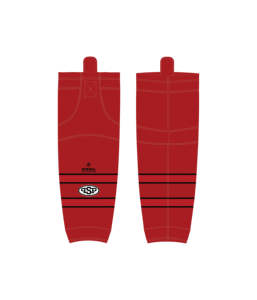 Chaussettes de hockey sur glace professionnelles de couleur personnalisée Ensemble de matériaux et de tailles sur mesure pour équipement de hockey sur glace personnalisé - Product Image 3