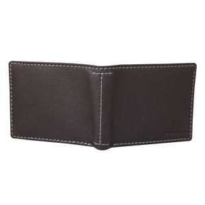 Portefeuille en cuir véritable unisexe Elite à fermeture ouverte avec emplacements pour cartes, couture élégante, fonction portable, design chic, fabrication indienne - Product Image 5