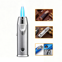 Briquets personnalisés JH avec logo, torches à gaz, briquet au butane, gravure, accessoires pour fumeurs