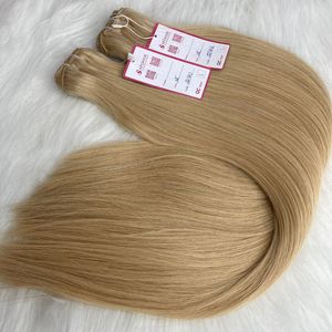Luxury Straight Ash Blonde Virgin Human Hair <strong>Bundles</strong> Extensions APOHAIR 100% Machine 3 Sewing Double Wefted <strong>Bundles</strong> With Frontal - Product Image 6