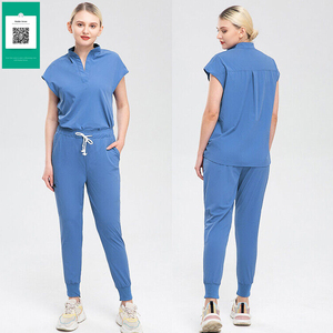 Uniforme de Enfermería de diseño de alta calidad, manga corta, buena calidad, traje de enfermera, uniforme de enfermería personalizado de algodón para mujer - Product Image 2