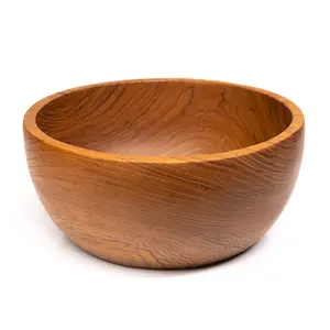 High Demand Custom Packaging <b>Wooden</b> <b>Salad</b> <b>Bowl</b> 6\" 8\" 12.5\" Natural Acacia Mango Wood for Business Gifts in India - Product Image 2