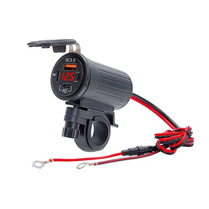 Không thấm nước Xe Máy kép pd3.0 Loại C + QC USB Một 3 cổng sạc ổ cắm witn dưới - Product Image 2