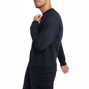 Sweat-shirt en coton à col rond, streetwear uni, sweat à capuche personnalisé brodé, sweat-shirt oversize pour homme, sweat-shirts d'automne - Product Image 4