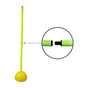 Poteau d'agilité réglable pour l'entraînement de vitesse et de coordination sur n'importe quelle surface - Product Image 4
