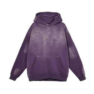 Fabrication de sweats à capuche vieillis pour hommes en coton personnalisé de haute qualité sweat à capuche surdimensionné pour hommes 420 Gsm résistant - Product Image 2