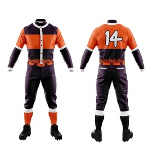 Uniforme de Béisbol Personalizado de Alta Calidad con Tela Transpirable de Secado Rápido, Ropa Deportiva de Equipo de Alta Calidad - Product Image 3