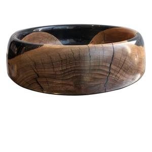 Tazón de Madera Multifuncional con Acabado Natural, Utensilios de Cocina para el Hogar, Tazón de Madera de Nogal para Servir - Product Image 4