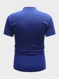 Polo informal de algodón 100% de manga corta para hombre de nuevo diseño, Polo de Golf transpirable de Color sólido para hombre - Product Image 6