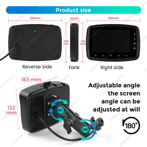 <span class=keywords><strong>MEKEDE</strong></span> Navegador Inteligente para Motocicleta Android de 5 Pulgadas, 2+32 GB, Car Play para SS-MTA5, Compatible con Múltiples Idiomas, Android Auto - Product Image 5