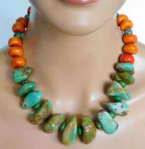 Collar Artesanal para Mujer, Cuentas de Resina de Alta Calidad, Cadena Plateada, Estilo Clásico, Moda India, Aniversarios, Artesanía en Resina - Product Image 3