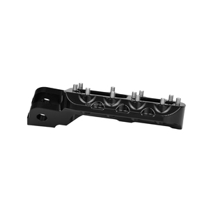 JFG RACING Repose-pieds renforcés noirs pour moto Razor MX650, pièces de rechange en aluminium CNC pour accessoires moto - Product Image 6