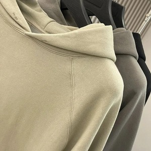 Ensembles à capuche de marque DIY avec LOGO personnalisé Costume 2 pièces à la mode Sweat à capuche surdimensionné en polaire épaisse + pantalon Streetwear - Product Image 2