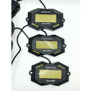150 LED blanc pur en aluminium anodisé, résistantes aux intempéries, avec aimants intégrés, lot de 4 - Product Image 6