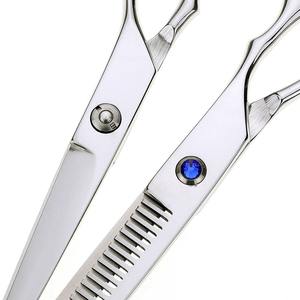 Tijeras de Peluquería Profesionales de Nuevo Diseño, Tijeras de Corte de Pelo para Salón de Belleza, Tijeras de Adelgazamiento de Pelo con Dientes Planos, Tijeras Manuales Alemanas - Product Image 2