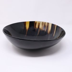 Cuenco de cuerno de búfalo Utensilios de cocina Profundo hecho a mano Pulido Color natural Vajilla moderna ecológica - Product Image 6