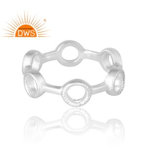 แหวนเงินแท้925สำหรับผู้หญิงคอลเลกชันวินเทจตามสั่งดีไซน์ใหม่ - Product Image 4