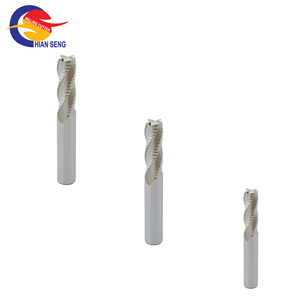 M35 Cobalt tốc độ cao thép 4 sáo tốt răng roughing <span class=keywords><strong>End</strong></span> Mill không tráng cho thép không gỉ - Product Image 1