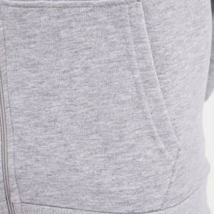 Logo personnalisé pour hommes, sweats à capuche à fermeture éclair surdimensionnés avec double couture et tissu doux, sweats à capuche à fermeture éclair surdimensionnés pour hommes à la mode - Product Image 4