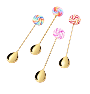 Élégant ensemble de cuillères à café en or pour le café et le thé au design artisanal, prix de gros le plus vendu pour les occasions de mariage à domicile - Product Image 5