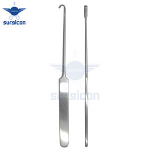 Instrumento quirúrgico veterinario Veritas, gancho de castración Snook, acero inoxidable, 20cm, mango plano, Manual, aprobado por CE ISO, 2017 - Product Image 3