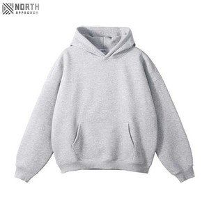 Poids lourd Boxy Fit 100% coton hommes sweats à capuche lavage acide pull Streetwear survêtements Denimes bouffée impression polaire à capuche - Product Image 3