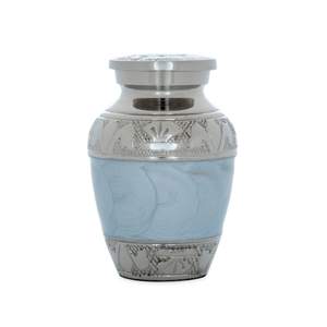 Wholesale Price Customized High Quality Metal Cremation <b>Keepsake</b> Urns Funeral Urns Burial <b>Keepsake</b> for Ashes With Velvet <b>Box</b> - Product Image 3