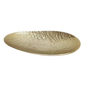 Bandejas de servicio decorativas al por mayor para cocina y restaurante Bandeja de servicio de diseñador único clásico de aluminio moderno - Product Image 3
