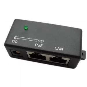 อุปกรณ์จ่ายไฟ POE หัวฉีด EXTRALINK Poe 1พอร์ต1x 10/100 Mbps พอร์ต Fast Ethernet ช่องเสียบ DC-In - Product Image 1