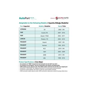 หม้อน้ำฝาถังเพิ่มเติมสำหรับเปอโยต์ - Product Image 6