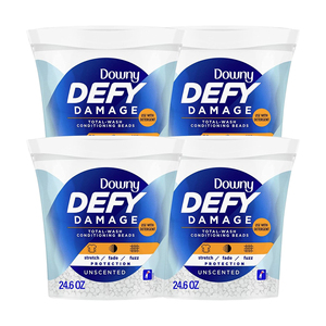 Downy DEFY Damage Total Wash Conditioning Beads Adoucissant solide non parfumé de 19.5 oz pour vêtements - Product Image 2